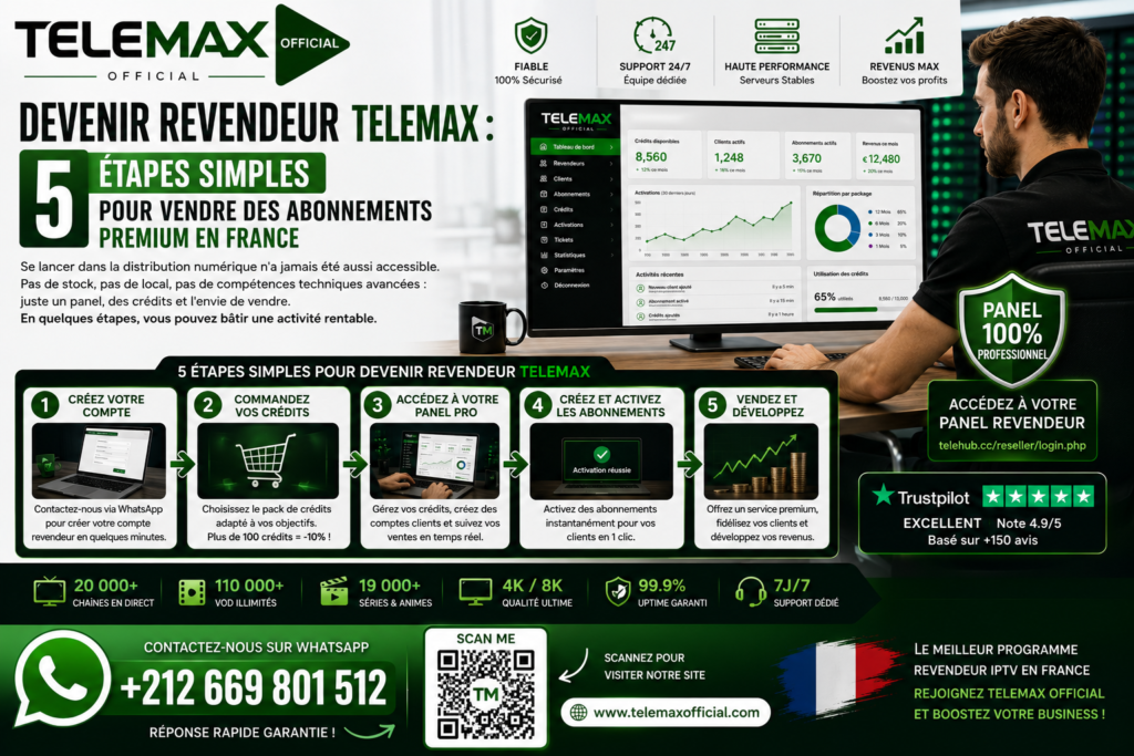 Devenir Revendeur Telemax