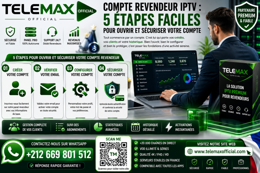 Compte Revendeur IPTV