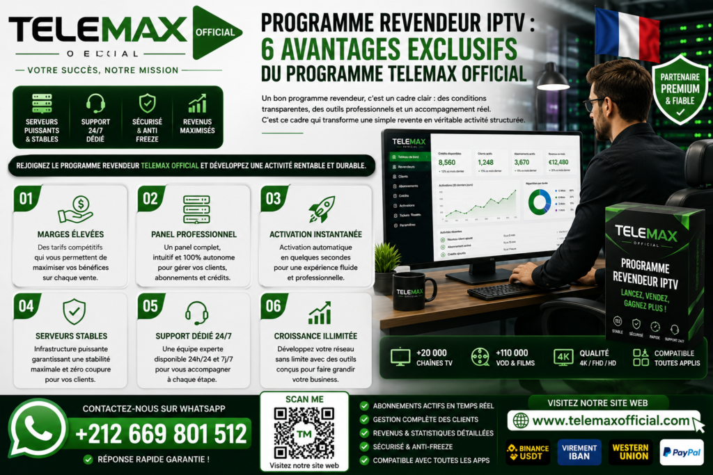 Programme Revendeur IPTV