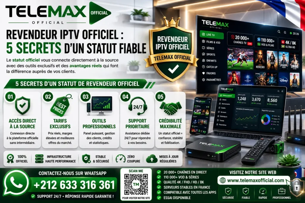 Revendeur IPTV Officiel