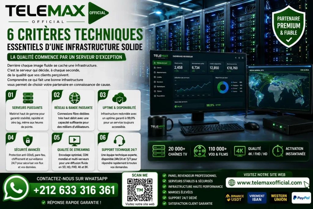 Serveur IPTV Revendeur