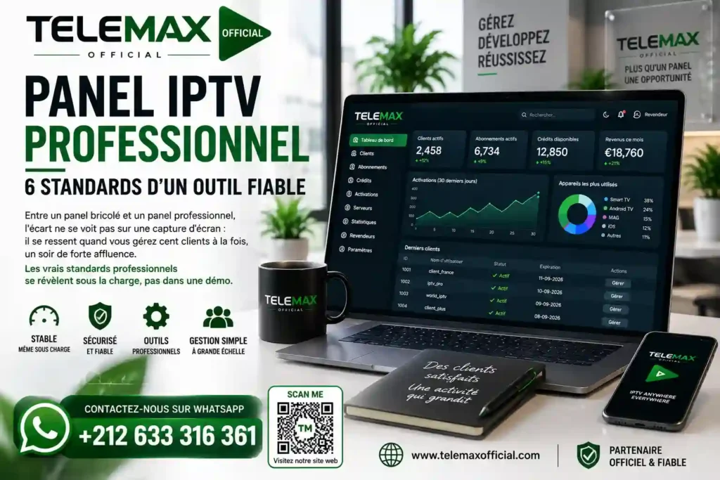 Panel IPTV Professionnel